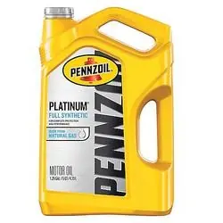 Pennzoil Platinum 550022687 Full Synthetic Motor Oil, 0W-20, 1 qt Package