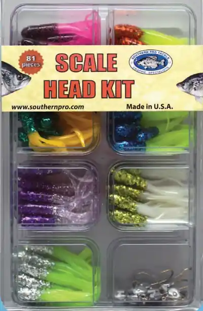 SOUTHERN PRO TACKLE SHK-02 Scale Head Fishing Lure Kit