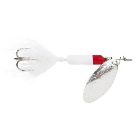 ROOSTER TAIL 212-WHR Fishing Bait, Spinner Bait, Red/White Bait