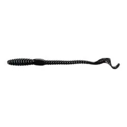 MISTER TWISTER 6P20-3 Phenom Worm Fishing Lure, Black Lure, 20, Bag