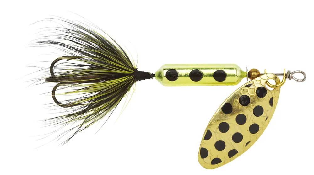 ROOSTER TAIL 206-MCHRS Fishing Bait, Spinner Bait, Metallic Chartreuse Spot Bait