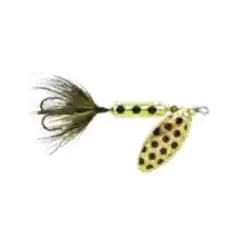 ROOSTER TAIL 208-MCHRS Fishing Bait, Spinner Bait, Metallic Chartreuse Spot Bait