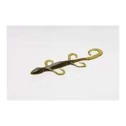 Zoom 002-025 Lizard Soft Bait, Plastic, Green Pumpkin Bait