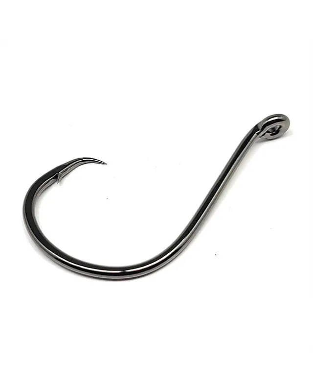 Gamakatsu 208408 Octopus Hook, 4, Black, 10, Pack