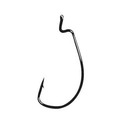 Gamakatsu 58413 Extra Wide Gap Worm Hook, NS Black, 5, Pack
