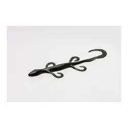 Zoom 002-038 Lizard Soft Bait, Plastic, Black Bait