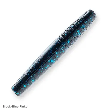Z-MAN Finesse TRD TRD275-02PK8 Stickbait, Soft Bait, Worm, Black/Blue Flake Bait, 8, Pack