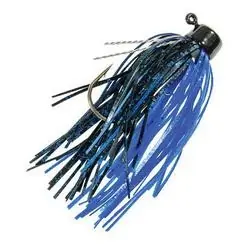 Z-MAN ShroomZ MFJ18-01PK2 Jig Head, Nickel, Black/Blue, 2, Pack
