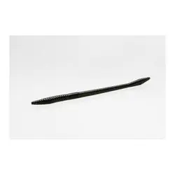 Zoom Trick Worm 006-038 Fishing Bait, Soft Bait, Worm, Plastic, Black Bait, 20, Pack