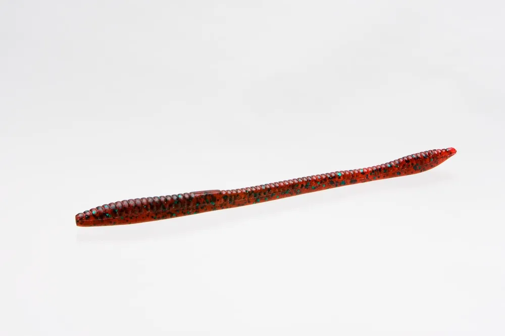 Zoom Trick Worm 006-021 Fishing Bait, Soft Bait, Worm, Plastic, Red Bug Bait, 20, Pack