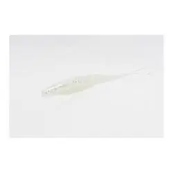 Zoom 023-185 Super Fluke Soft Bait, Plastic, White Ice Bait