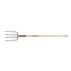 RAZOR-BACK 74102 Tine Fork, Hardwood Handle, 48 in L Handle