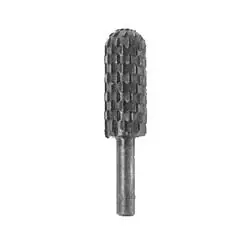 K-T INDUSTRIES 5-8454 Round Top File, 1/4 in Dia Shank, Steel