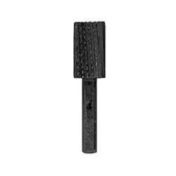 K-T INDUSTRIES 5-8460 Cylindrical Flat Top File, 1/4 in Dia Shank, Steel