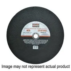 K-T INDUSTRIES 5-5330 Cut-Off Wheel, 14 in Dia, 5/32 in Thick, 1 in Arbor