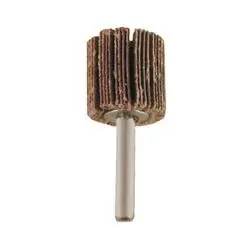 K-T INDUSTRIES 5-6952 Flap Wheel, 1 in Dia, 1 in Thick, 1/4 in Arbor, 120 Grit