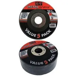 K-T INDUSTRIES 5-4225 Grinding Wheel, 4-1/2 in Dia, 1/8 in Thick, 7/8 in Arbor