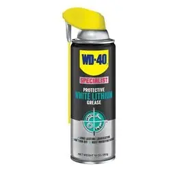 WD-40 Specialist 300028 Lithium Grease, 10 oz Package, Aerosol Can, Mild Petroleum, White