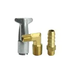 SeaSense 50052312 Tank Connector with 1/4 in NPT and 3/8 in Barb Connectors, Aluminum, For Mercury, Mariner Engines