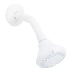 Exquisite 520-3350WT-WS Watersense Shower Head, 1.8 gpm, 1/2 in Connection, IPS, 3-Spray Function