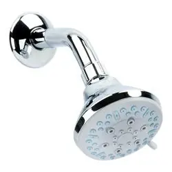 Exquisite 520-3350CP-WS Watersense Shower Head, 1.8 gpm, 1/2 in Connection, IPS, 3-Spray Function, Chrome