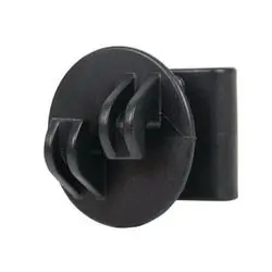 Gallagher G73104 T-Post Claw Insulator, Aluminum, Polywire, Steel, Turbo, Polyethylene, Black, Snap-On Mounting