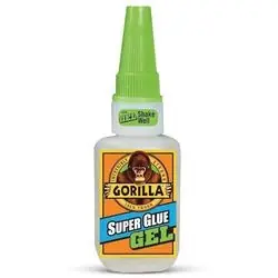Gorilla 7600103 Super Glue, Liquid, Irritating, Straw/White Water, 15 g Package, Bottle