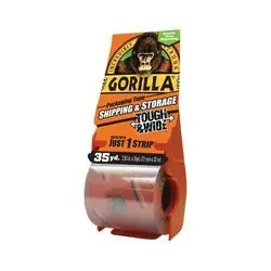 Gorilla 6045002 Packaging Tape, 35 yd L, 2.83 in W, Crystal Clear