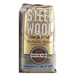 Homax 106600-06 Steel Wool Pad, 0000 Grit, Super Fine, Gray