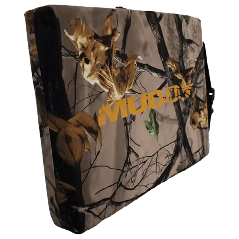 Muddy Ultra-Plush Seat Cushion, 14 in L, 16 in W, 3 in H