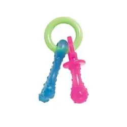 Nylabone Puppy Chew N330P Dog Toy, XS, Chew Toy, Teething Pacifier