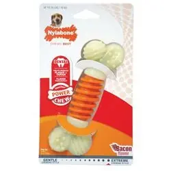 Nylabone Power Chew NDD502P Dog Toy, Wolf, Chew Toy, Orange/White