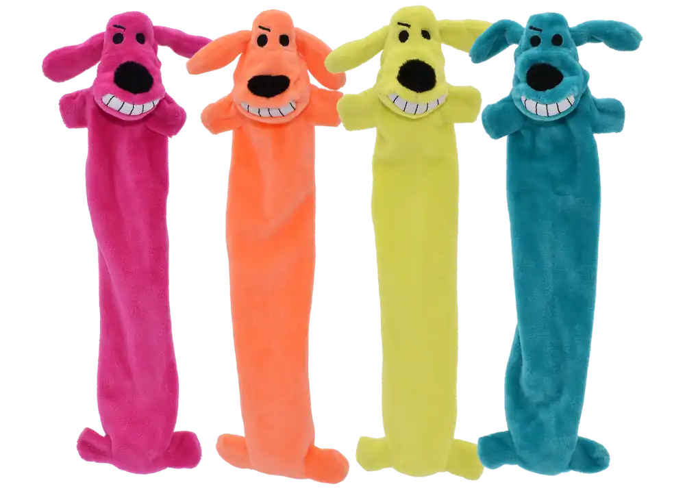 multipet 12" Loofa Light-Weight Dog Toy - Assorted Colors