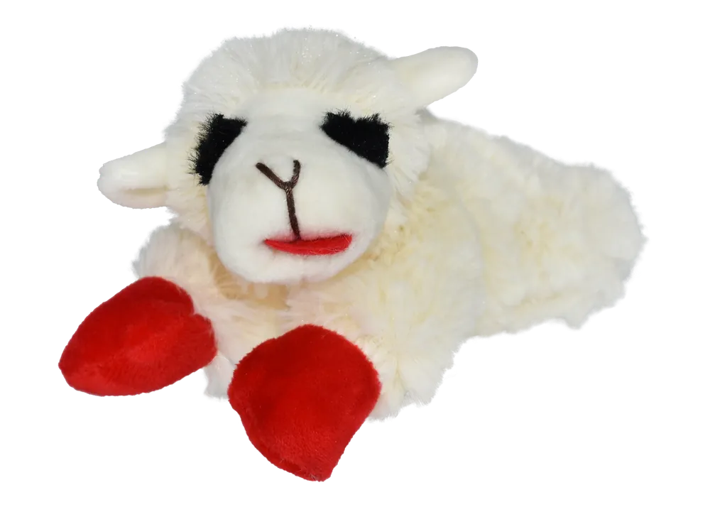 multipet 6" Lamb Chop Dog Toy