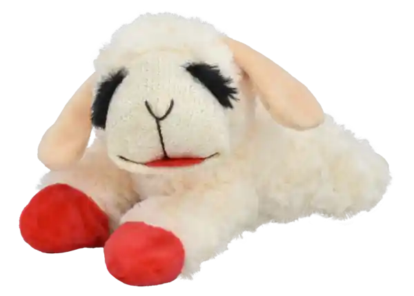 multipet 10.5" Lamb Chop Dog Toy