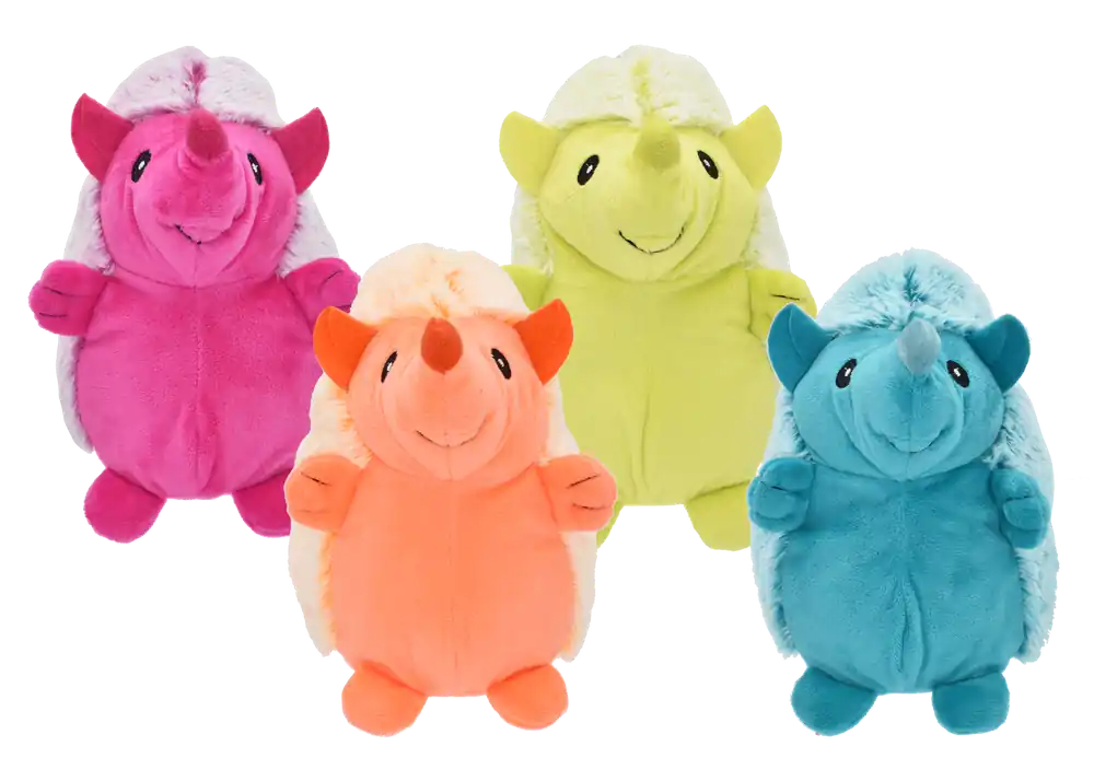 multipet 8" Hedgehogs Dog Toys - Assorted Colors