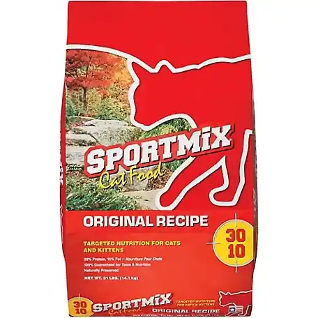 Sportmix Original All Life Stages 30/10 Chicken Formula Dry Cat Food 31 lb