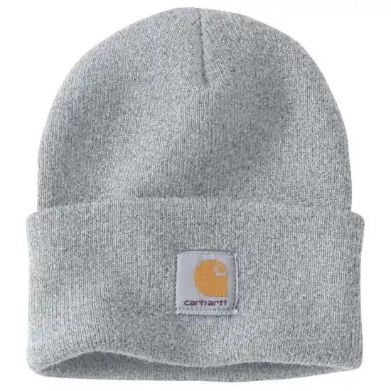 Carhartt A18 Acrylic Watch Cap Heather Gray OSFA