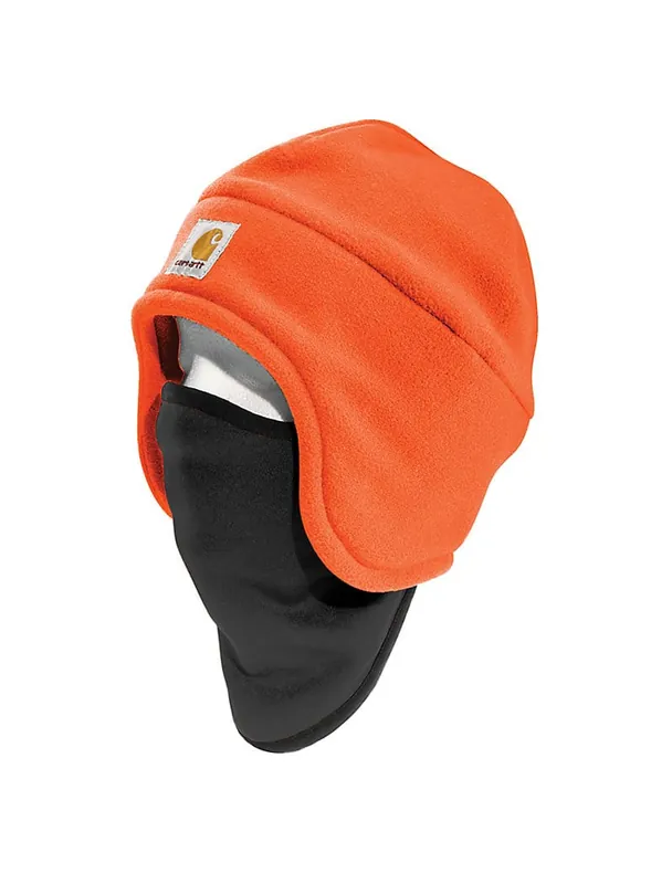 Carhartt A202 Men‘s Fleece 2-in-1 Headwear Brite Orange OSFA