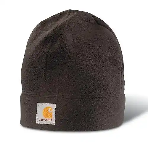 Carhartt A207 Fleece Beanie Cap Dark Brown OSFA