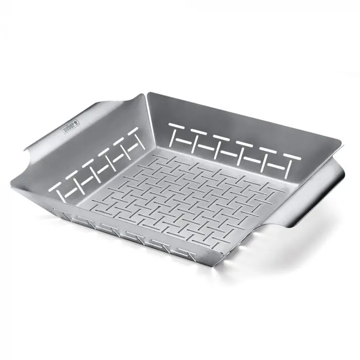 Weber Stainless Steel Large Deluxe Grilling Basket