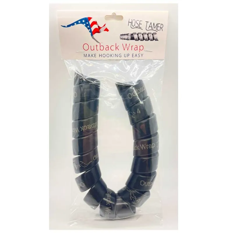 Outback Wrap Hose Tamer Black