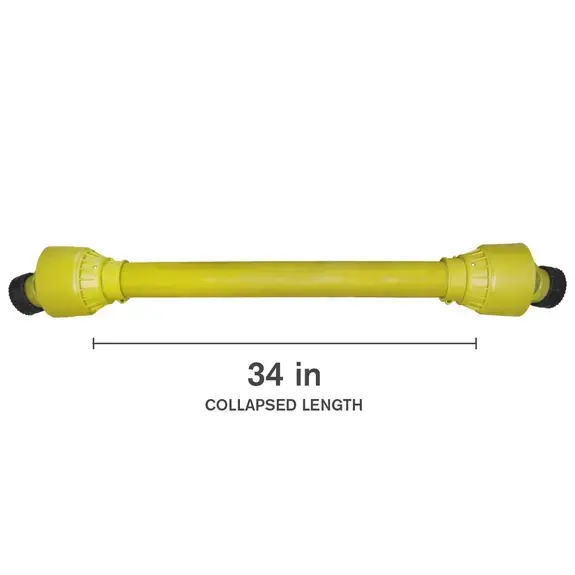 Braber Equipment General-Purpose PTO Shaft Assembly — 34in. Collapsed Length, Model 69.885.004