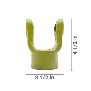 Braber Equipment Yoke 4 1 3/8 in. 1/2 in. Bolt