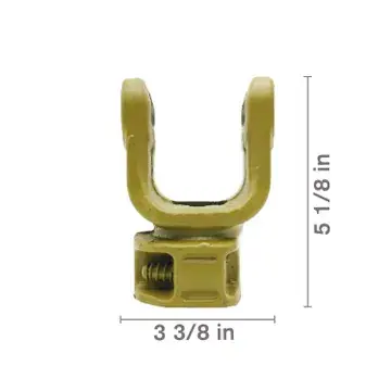 Braber Equipment Yoke 4 1 3/8 in. 6SP QD Pin