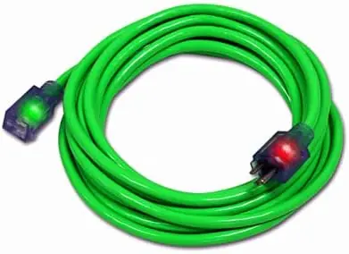 Century Wire & Cable 35ft 14/3 Green Extension Cord