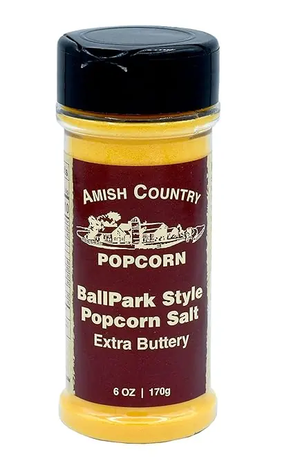 Amish Country Ballpark Butter Salt Popcorn Salt - 6 oz Bottle