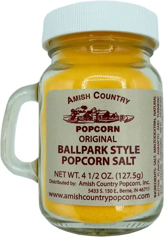 Amish Country Ballpark-Style Popcorn Salt 4.5 oz