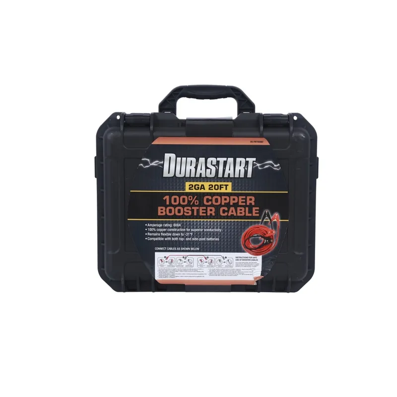 Durastart 2GA Copper 20FT Jumper Cables