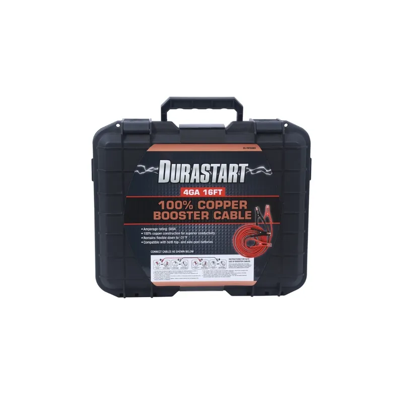 Durastart 4GA Copper 16FT Jumper Cables